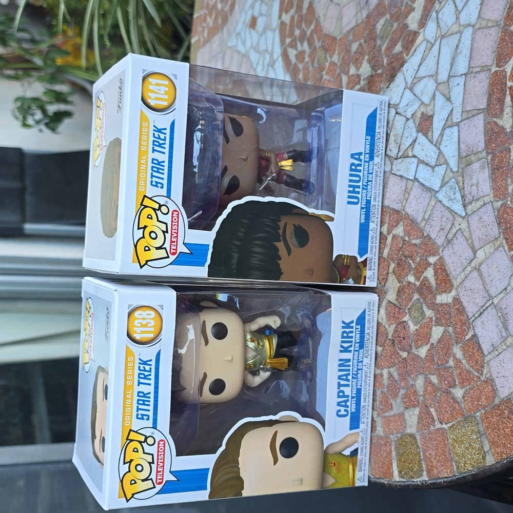 Funko Star Trek New in Boxes. Captain Kirk #1138 and Uhura #1141. Great conditio